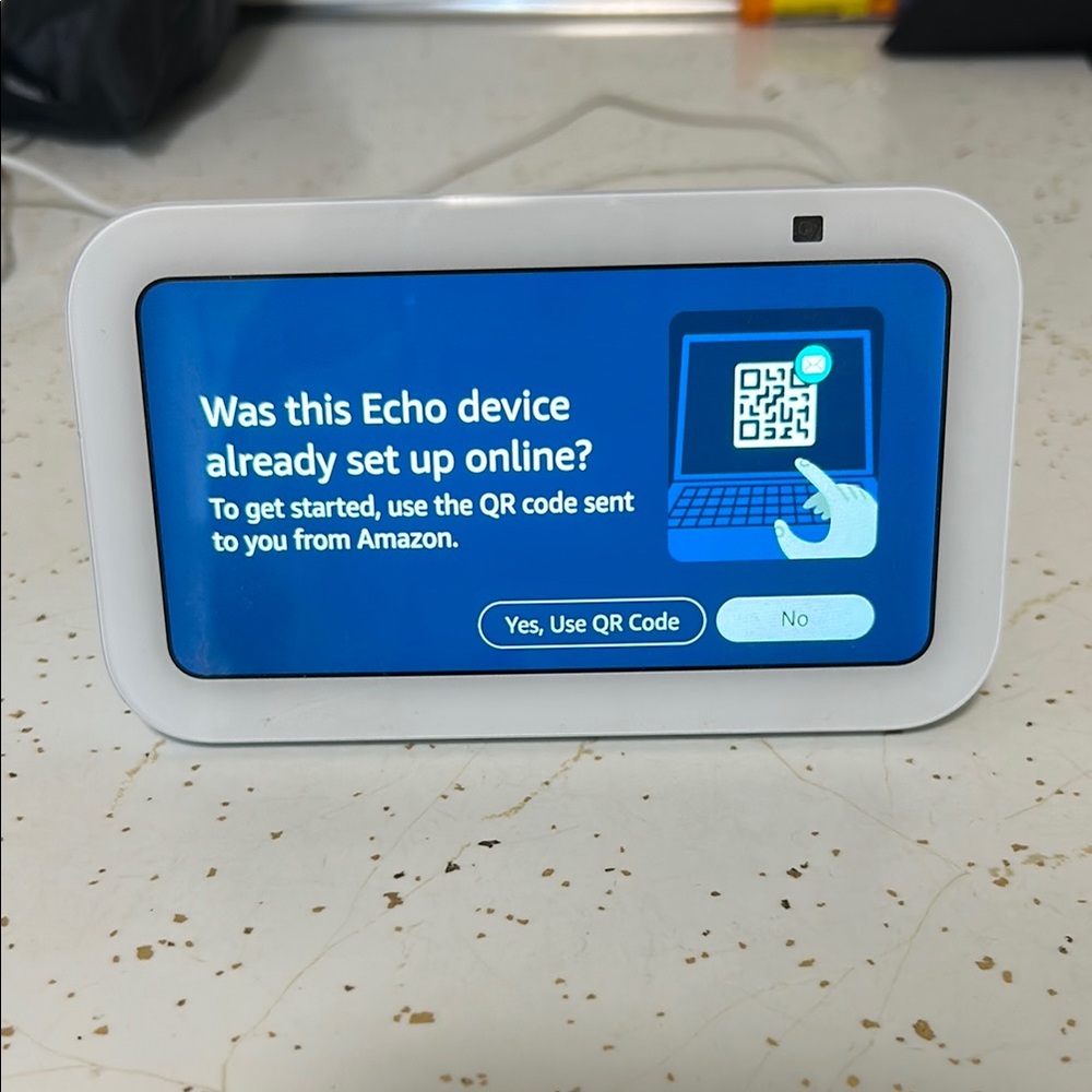 White Smart Display Device